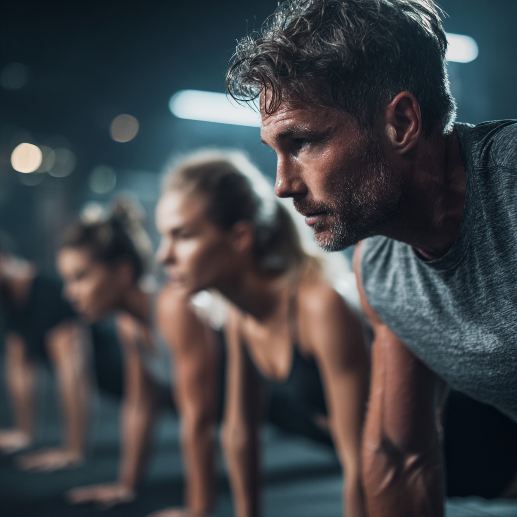 Polscy dorośli w różnym wieku wykonujący ćwiczenia na poprawę zakresu ruchu i mobilności