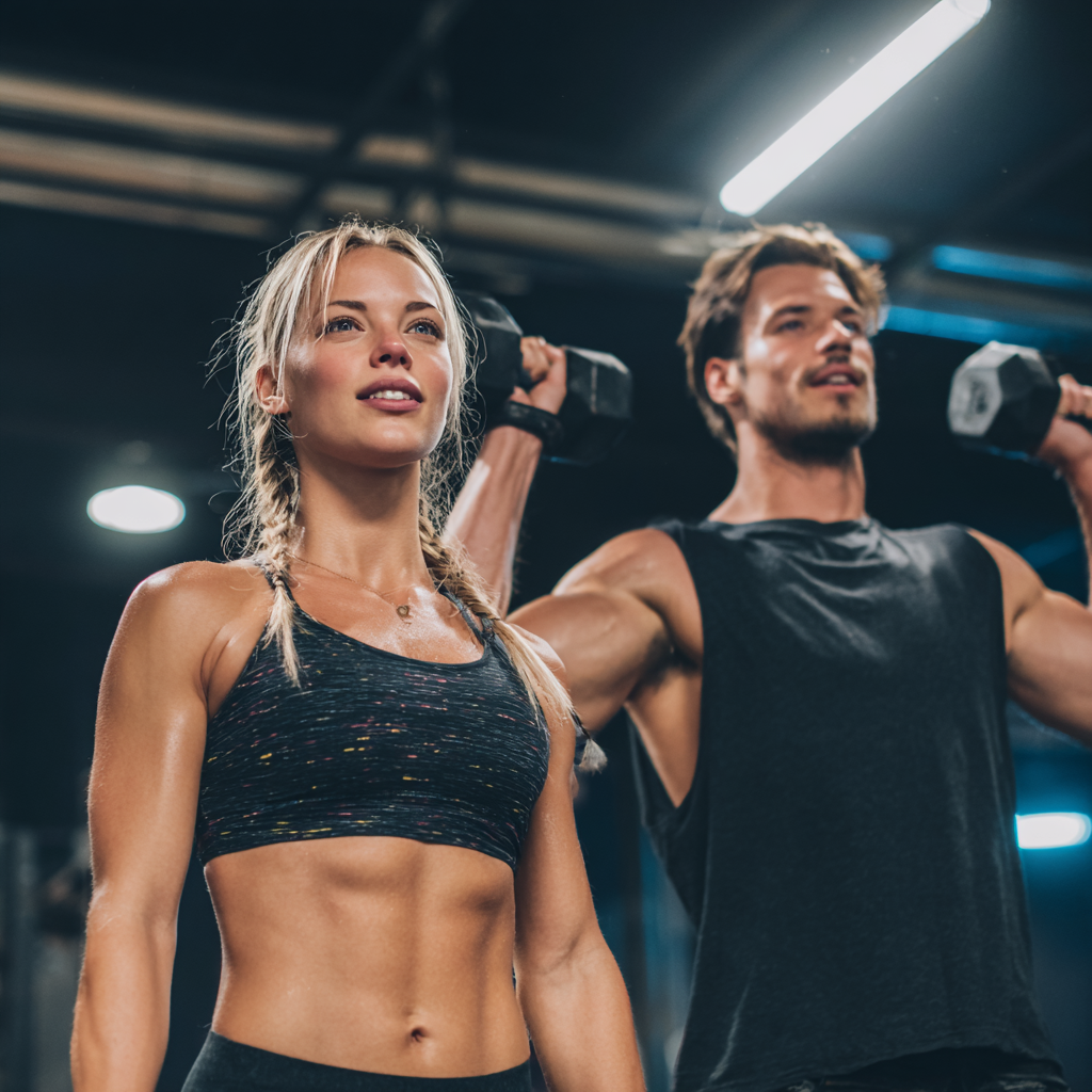 Grupa polskich dorosłych w różnym wieku demonstrująca kontrolę techniki podczas ćwiczeń funkcjonalnych